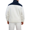 AndersonOrd Men's White/Navy LUX Fleece