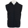 AndersonOrd Men's Black/Grey Heather Corlys Hooded Vest