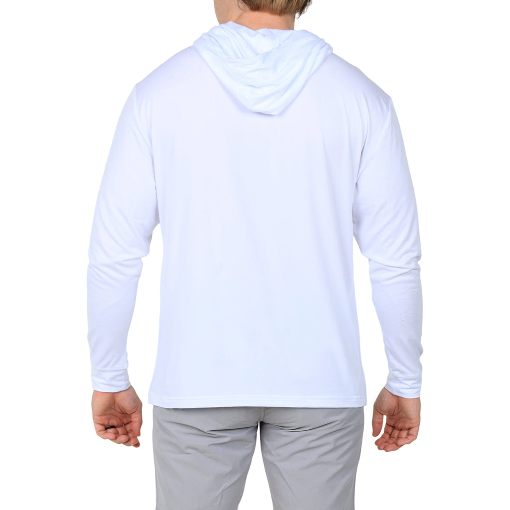 AndersonOrd Men's White Blacks Beach Hoodie