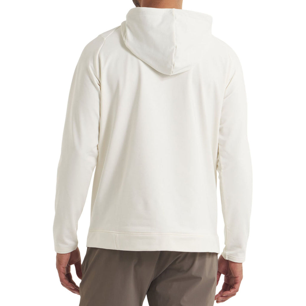 UNRL Men's Coconut Crossover Half-Zip Hoodie