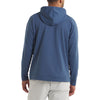 UNRL Men's Cavern Blue Crossover Half-Zip Hoodie