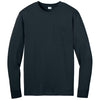 CornerStone Men's Navy Workwear Pro Long Sleeve Pocket Tee