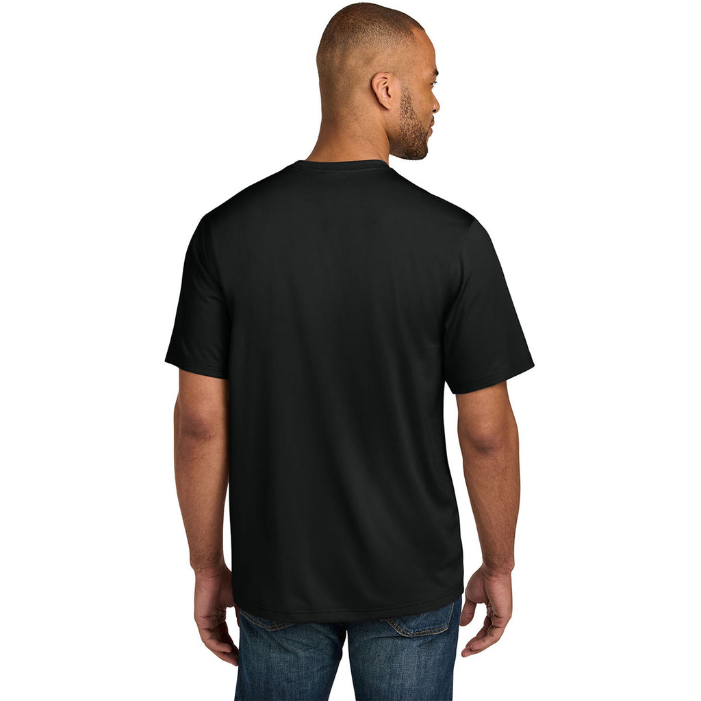 CornerStone Men's Black Workwear Pro Short Sleeve Pocket Tee
