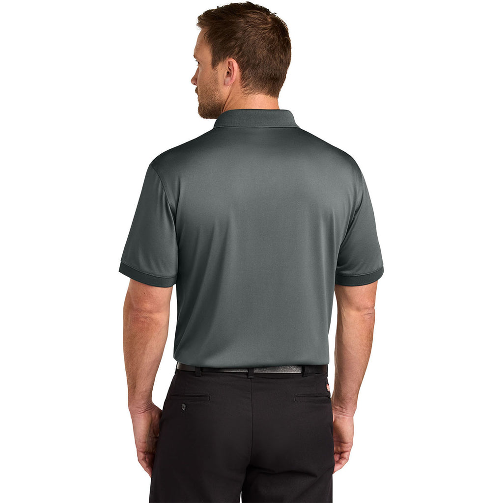 CornerStone Men's Metal Grey Workwear Pro Polo