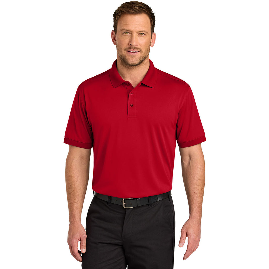 CornerStone Men's Red Workwear Pro Polo