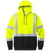 CornerStone Men's Safety Yellow ANSI 107 Class 3 Heavy-Duty Fleece Pullover Hoodie