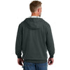 CornerStone Men's Charcoal Heather Tough Fleece Full-Zip Hoodie