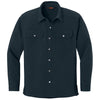 CornerStone Men's Navy Soft Shell Shirt Jacket