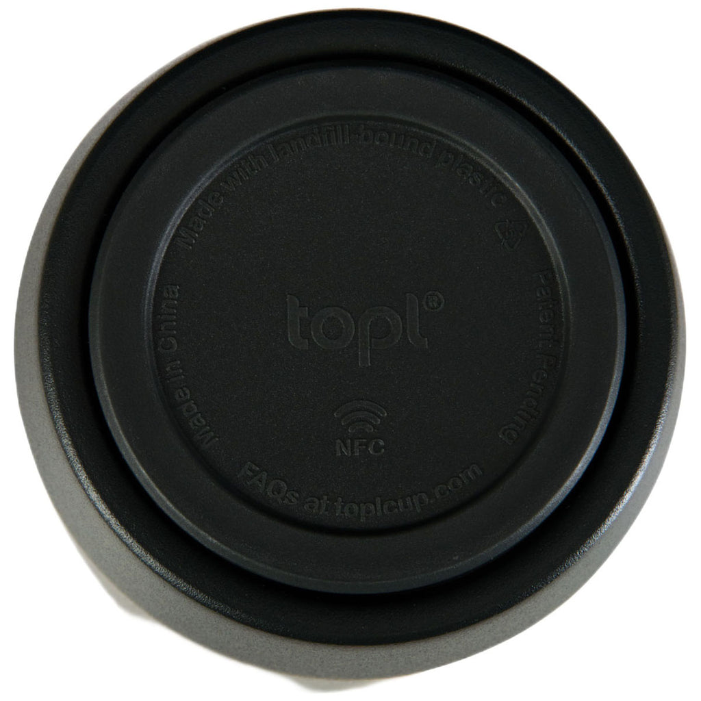 TOPL Black 12 oz. Double Wall, Recycled Stainless Steel 360° Tumbler
