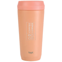 TOPL Orange 16 oz. Double Wall, Recycled Stainless Steel 360° Tumbler
