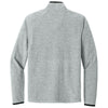 Carhartt Men's Heather Grey Textured Full-Zip Fleece Jacket