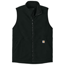 Carhartt Men's Black Textured Fleece Vest