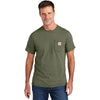 Carhartt Men's Basil Heather Force Short Sleeve Pocket T-Shirt