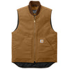 Carhartt Men's Carhartt Brown Duck Vest