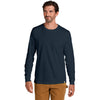 Carhartt Men's Navy Long Sleeve T-Shirt