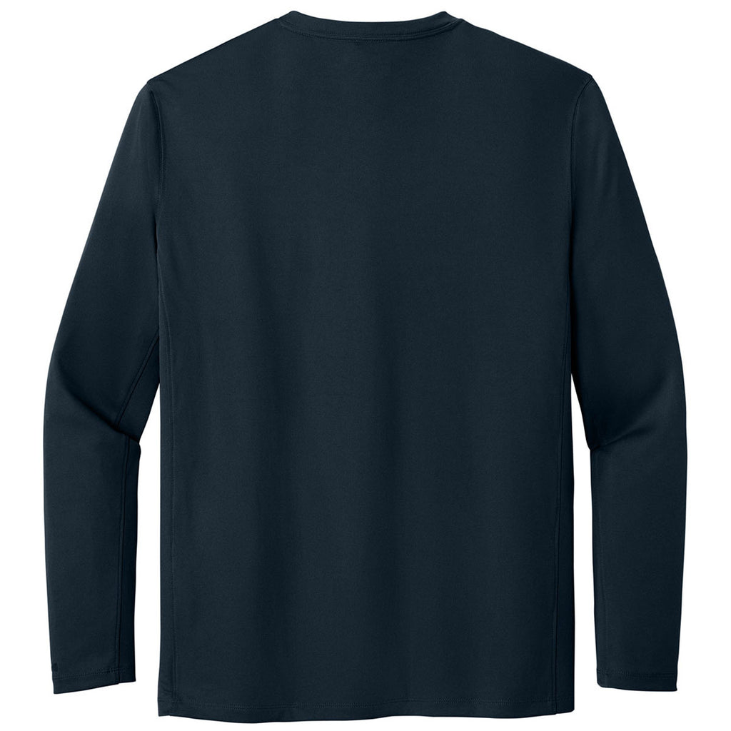 Carhartt Men's Navy Force Sun Defender Long Sleeve T-Shirt