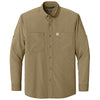 Carhartt Men's Dark Khaki Force Sun Defender Long Sleeve Shirt