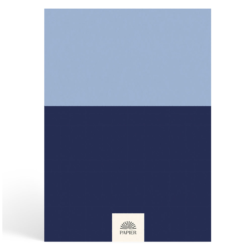 Papier Blue/Navy Colorblock Calendar Year Planner