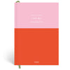 Papier Pink/Red Colorblock Calendar Year Planner