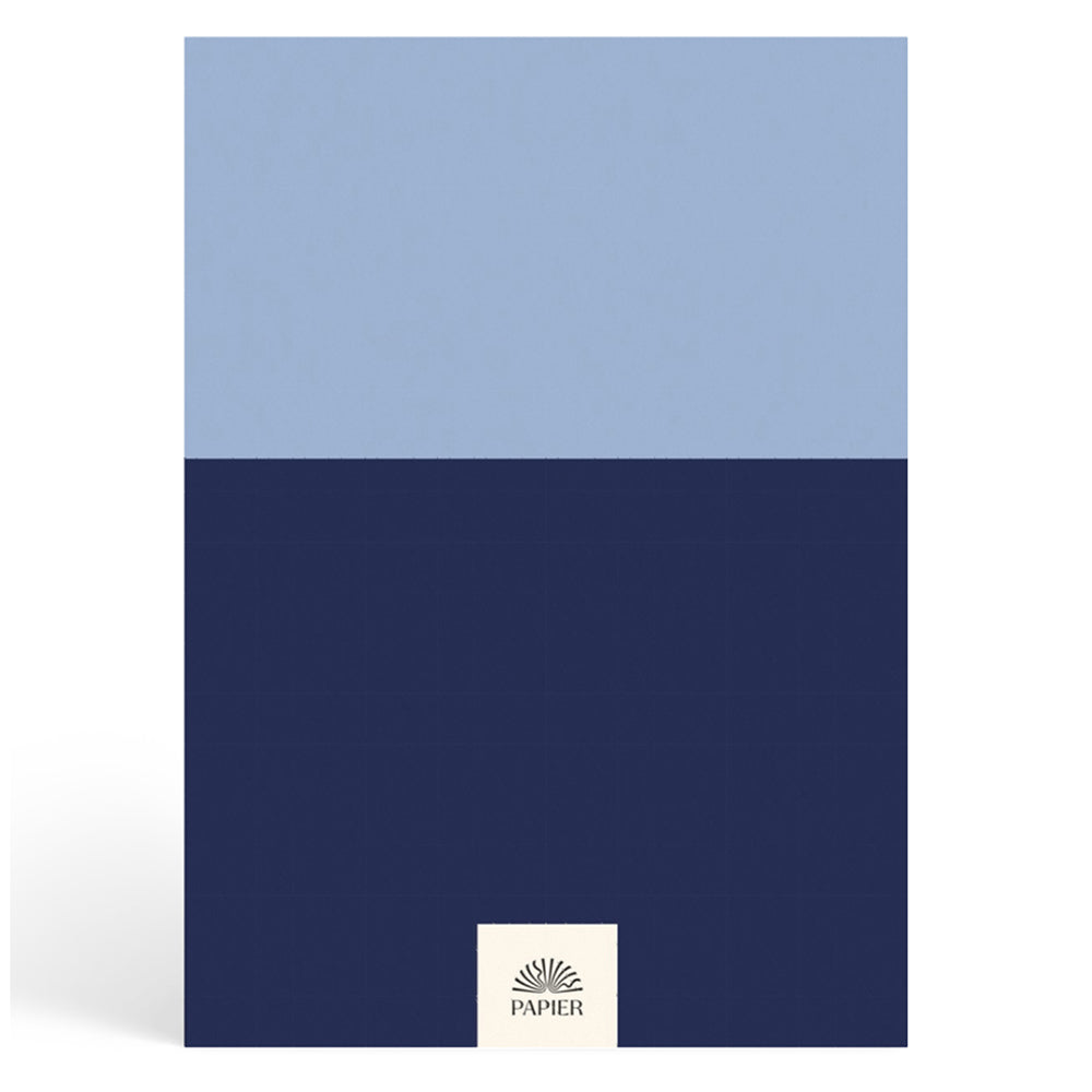 Papier Blue/Navy Colorblock Gratitude Journal