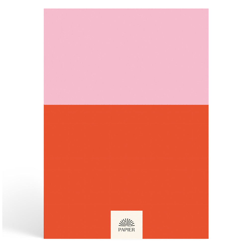 Papier Pink/Red Colorblock Gratitude Journal