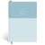 Papier Blue/Light Blue Colorblock Lined Notebook