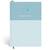 Papier Blue/Light Blue Colorblock Plain Notebook