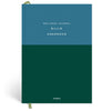 Papier Navy/Dark Green Colorblock Wellness Journal