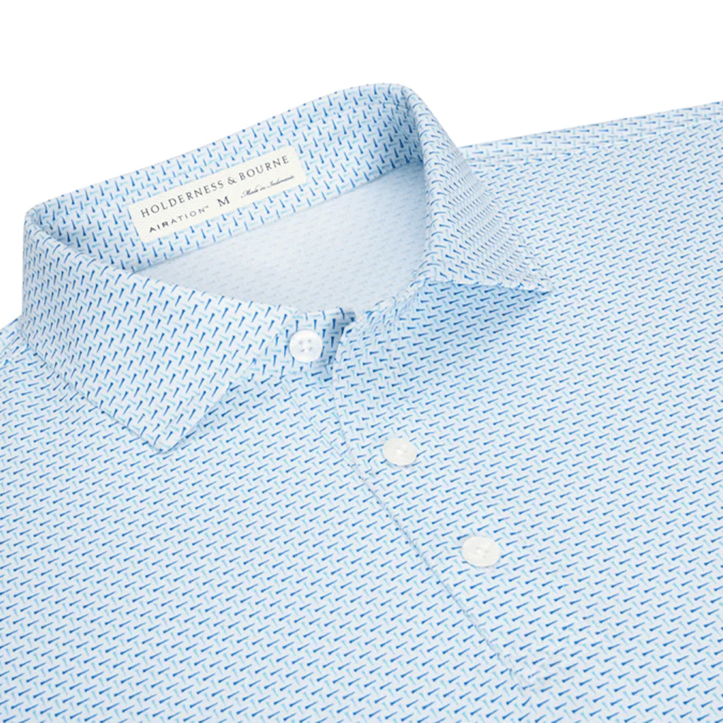 Holderness & Bourne Men's Harbor & Maidstone Blue The Cromwell Shirt