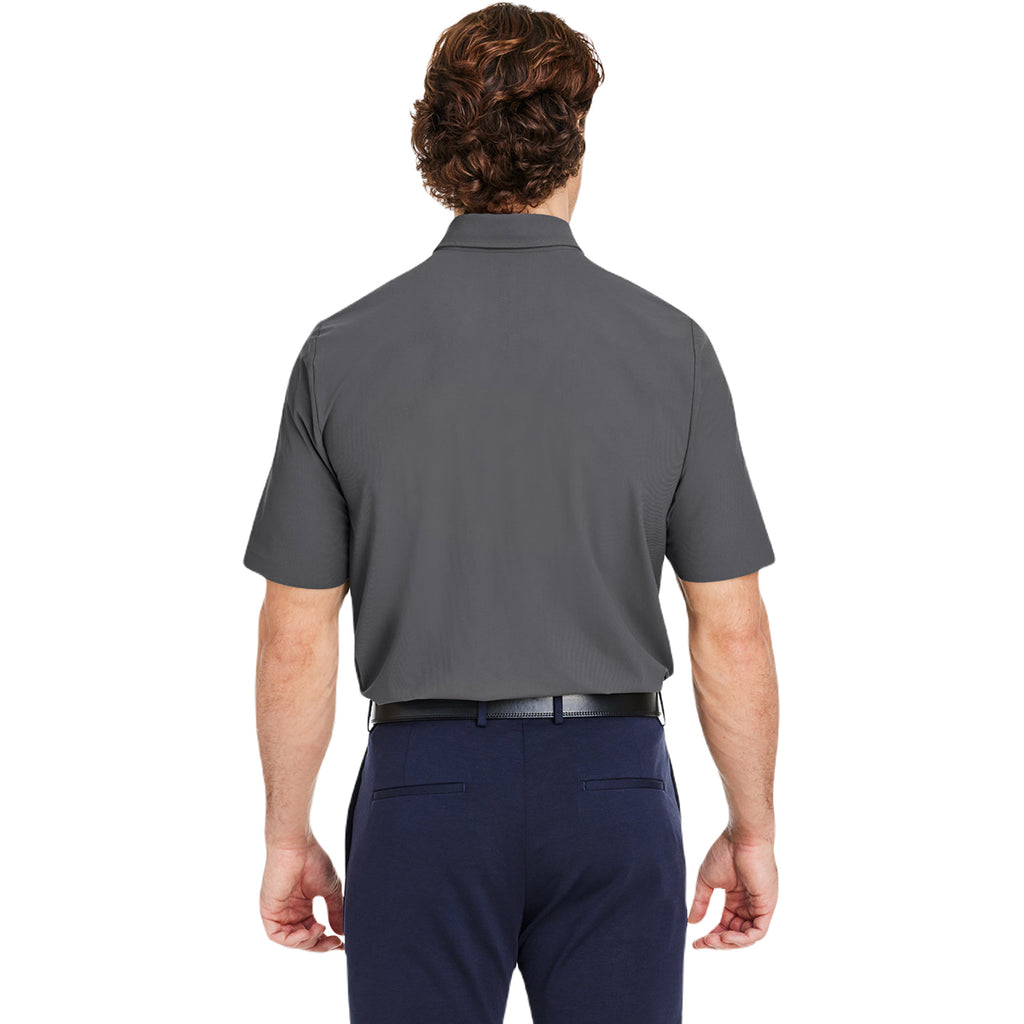 Devon & Jones Men's Graphite CrownLux Performance Windsor Welded Polo