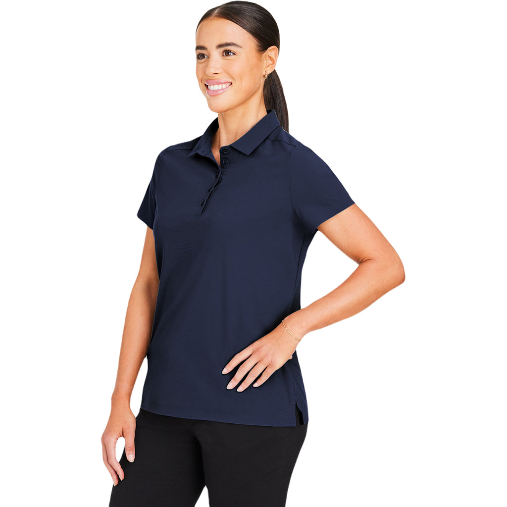 Devon & Jones Women's Navy CrownLux Performance Windsor Welded Polo