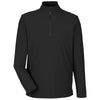 Devon & Jones Men's Black CrownLux Performance Windsor Welded Quarter-Zip