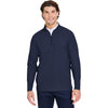 Devon & Jones Men's Navy CrownLux Performance Windsor Welded Quarter-Zip