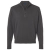 Devon & Jones Men's Graphite New Classics Quarter-Zip Sweater