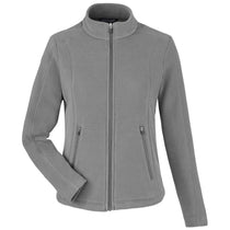 Devon & Jones Women's Graphite CrownLux Performance Fleece Full-Zip