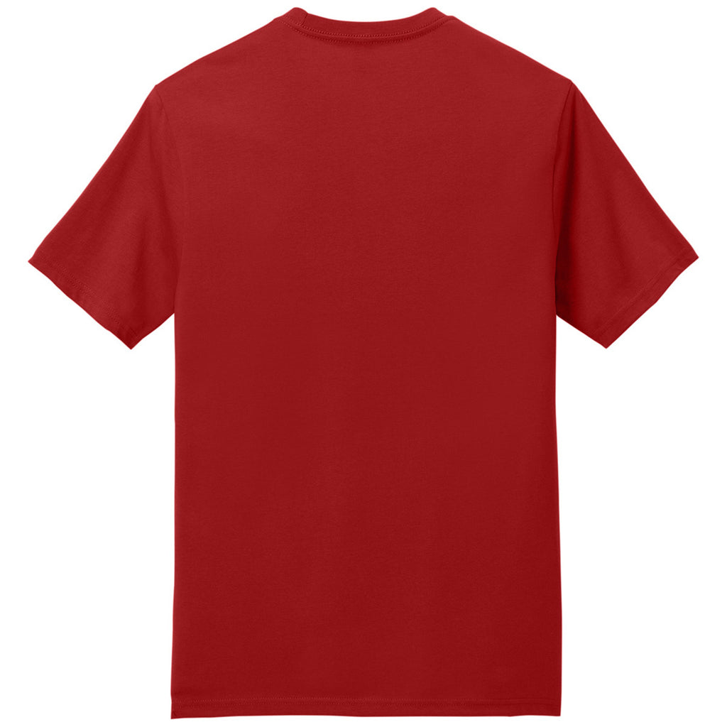 District Unisex Classic Red Perfect Weight Icon Tee