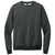 District Men's Heathered Charcoal Perfect Weight Fleece Crew