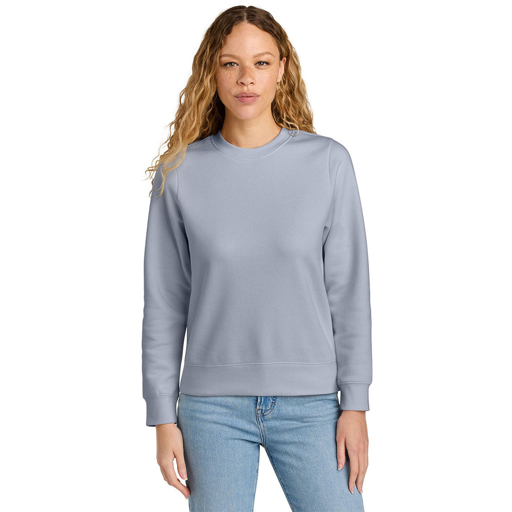 District Women's Icelandic Purple V.I.T. Fleece Crew