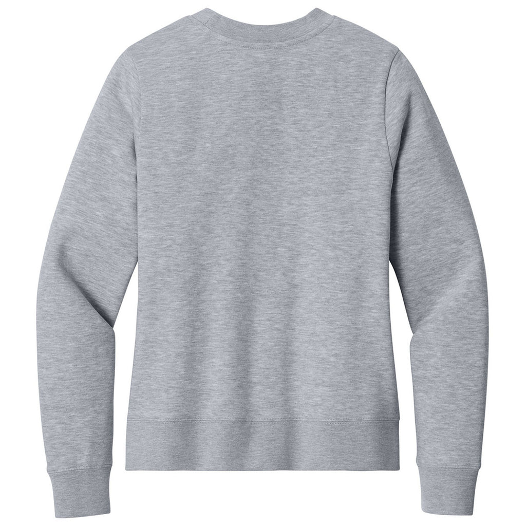 District Women's Light Heather Grey V.I.T. Fleece Crew