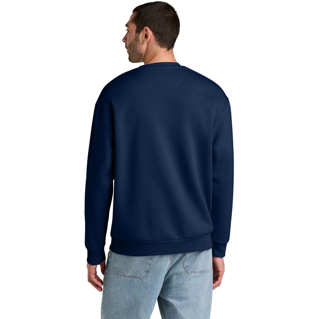 District Men's Dark Royal V.I.T. Heavyweight Fleece Crew
