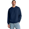 District Men's Dark Royal V.I.T. Heavyweight Fleece Crew