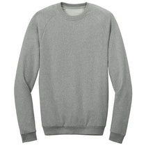 District Men's Heathered Steel Cloud Fleece Crew