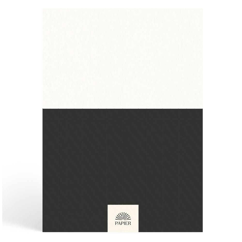 Papier Ink Black Demi Daily Planner