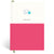 Papier Bright Pink Demi Lined Notebook