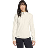 Eddie Bauer Women's Ivory Half Zip Microfleece Jacket