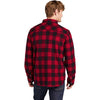 Eddie Bauer Men's Radish/ Black Woodland Shirt Jacket