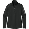 Eddie Bauer Women's Black Half Zip Performance Fleece Jacket
