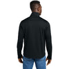 Eddie Bauer Men's Black Smooth Mid Layer Fleece 1/2-Zip