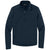 Eddie Bauer Men's River Blue Navy Smooth Mid Layer Fleece 1/2-Zip