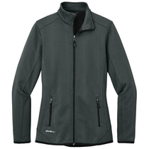 Eddie Bauer Women's Grey Steel Dash Full-Zip Fleece Jacket